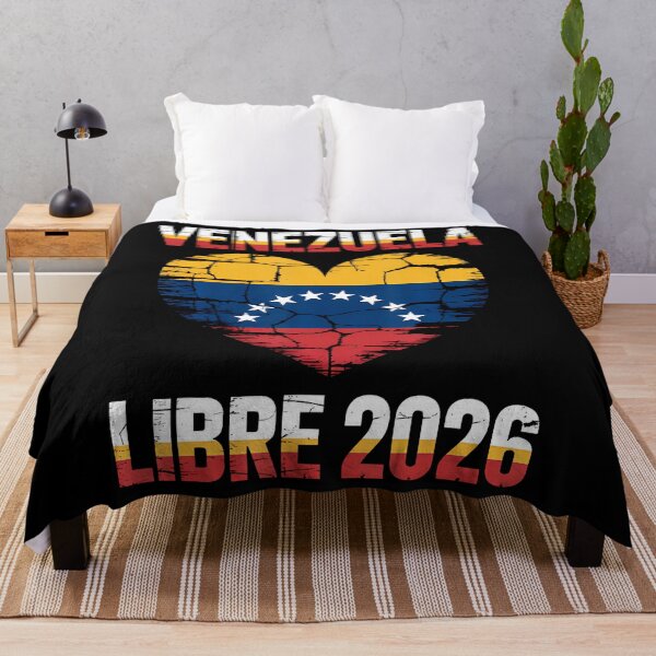 Item preview, Venezuela Libre 2026 Free Venezuela Heart Flag designed and sold by puzchresta.