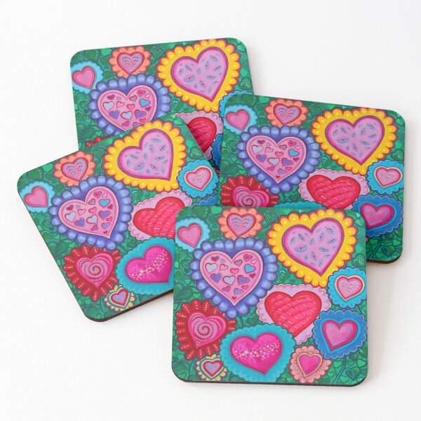 Item preview, Heart Flowers designed and sold by shantilovesart.