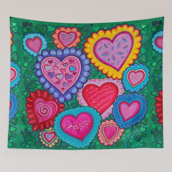 Item preview, Heart Flowers designed and sold by shantilovesart.