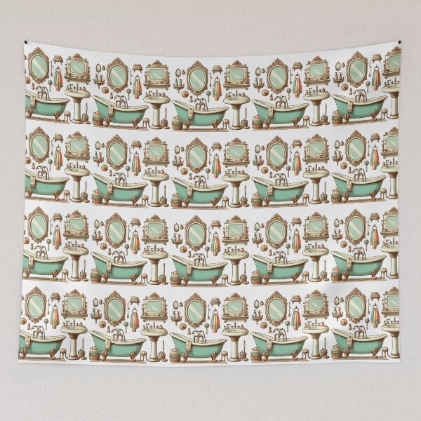 Item preview,  lovely vintage bathroom designed and sold by nicnacc.