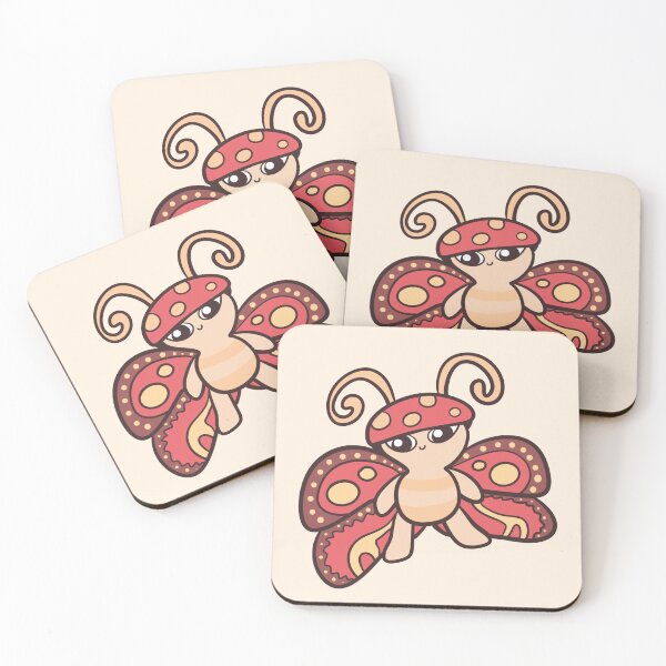 Item preview, Baby Butterfly with mushroom hat - Cute Pastel Bug Design designed and sold by SolarWayfarer.