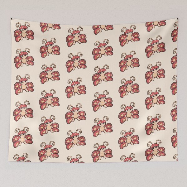 Item preview, Baby Butterfly with mushroom hat - Cute Pastel Bug Design designed and sold by SolarWayfarer.