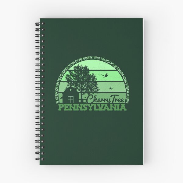 Item preview, Cherry Tree Pennsylvania Sunset Retro Vintage Local Pride Logo designed and sold by CRHPOD20.