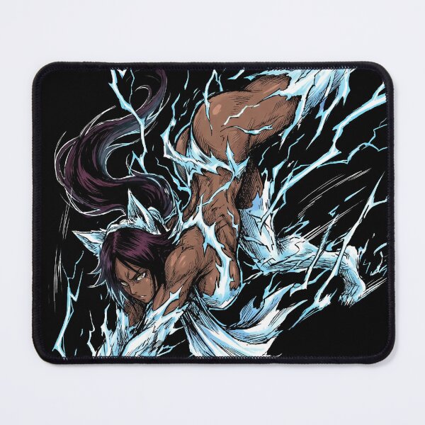 Item preview, Purple Haired Lightning Flash Goddess Cat Form Shihouin Clan Stealth Master Onmitsukidō Commander Fan Art Portrait Illustration Poster T-Shirt Sticker Print Gift designed and sold by Senpaiwaves.