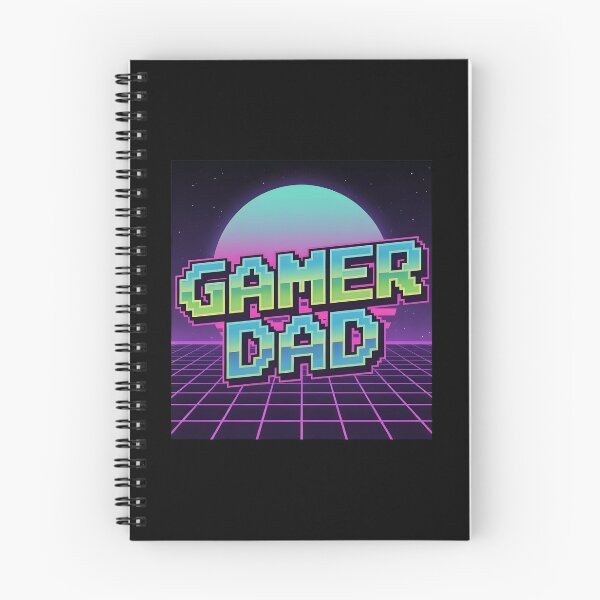 Item preview, Gamer Dad - Neon Arcade 8-Bit Nostalgia designed and sold by Kalit Designs.