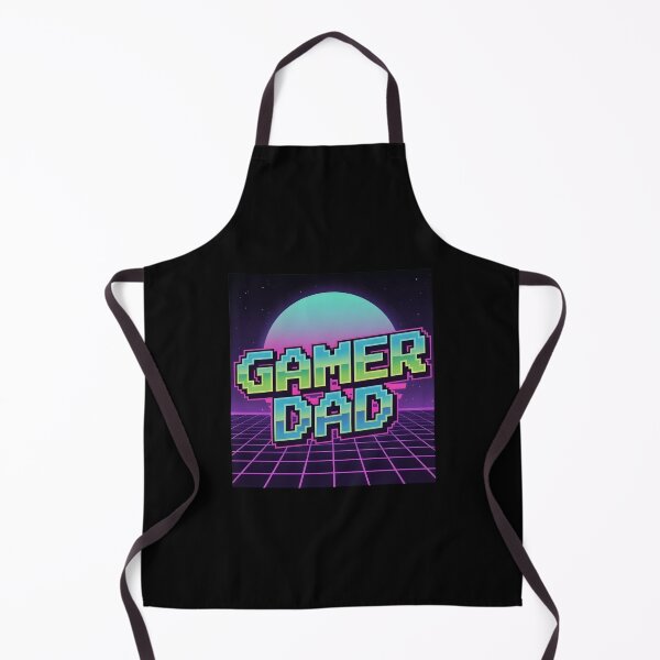 Item preview, Gamer Dad - Neon Arcade 8-Bit Nostalgia designed and sold by Kalit Designs.