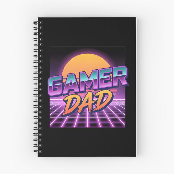 Item preview, Gamer Dad - Vintage Vaporwave Sunset & Grid designed and sold by Kalit Designs.