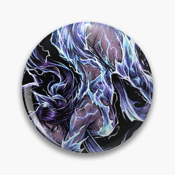 Item preview, Purple Haired Lightning Flash Goddess Cat Form Shihouin Clan Stealth Master Onmitsukidō Commander Fan Art Portrait Illustration Poster T-Shirt Sticker Print Gift designed and sold by Senpaiwaves.