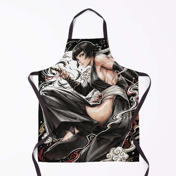 Item preview, Black Haired Stealth Captain Wasp Assassin Suzumebachi Bankai Jakuho Raikoben Second Division Fan Art Portrait Illustration Poster T-Shirt Sticker Print Gift designed and sold by Senpaiwaves.