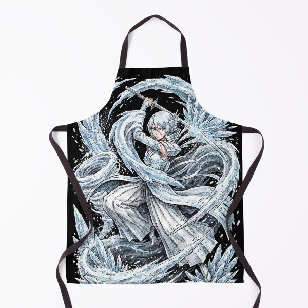 Item preview, White Haired Ice Princess Bankai Sode no Shirayuki Absolute Zero Dance Tsukishiro Fan Art Portrait Illustration Poster T-Shirt Sticker Print Gift designed and sold by Senpaiwaves.