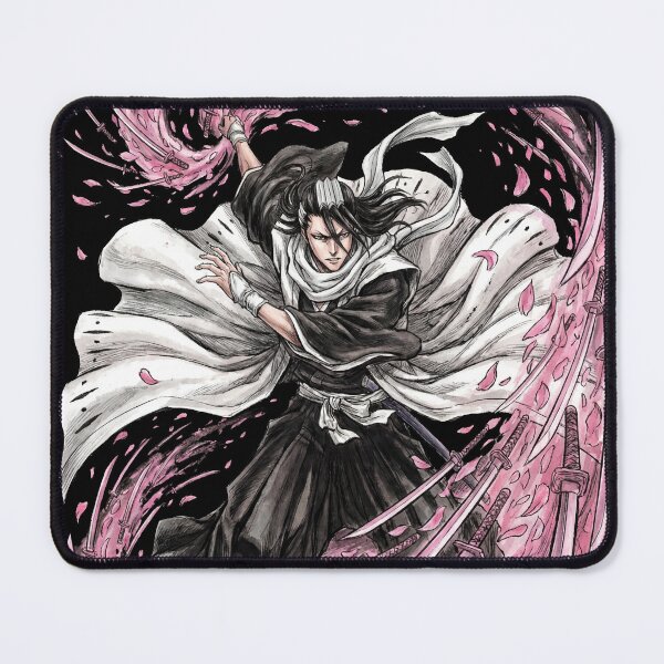 Item preview, Elegant Captain Petal Blade Bankai Senbonzakura Kageyoshi Thousand Cherry Blossoms Scatter Pink Sword Fan Art Portrait Illustration Poster T-Shirt Sticker Print Gift designed and sold by Senpaiwaves.