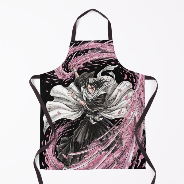 Item preview, Elegant Captain Petal Blade Bankai Senbonzakura Kageyoshi Thousand Cherry Blossoms Scatter Pink Sword Fan Art Portrait Illustration Poster T-Shirt Sticker Print Gift designed and sold by Senpaiwaves.