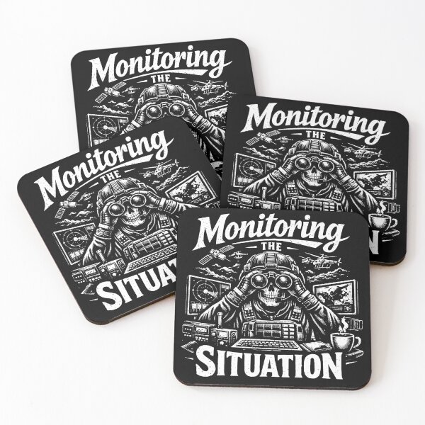 Item preview, Monitoring The Situation Geopolitics News Meme designed and sold by JackCurtis1991.