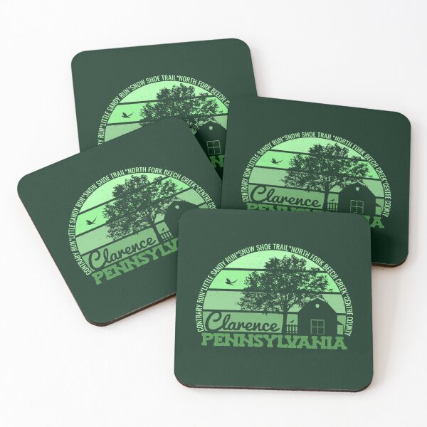 Item preview, Clarence Pennsylvania Sunset Retro Vintage Local Pride Logo designed and sold by CRHPOD20.