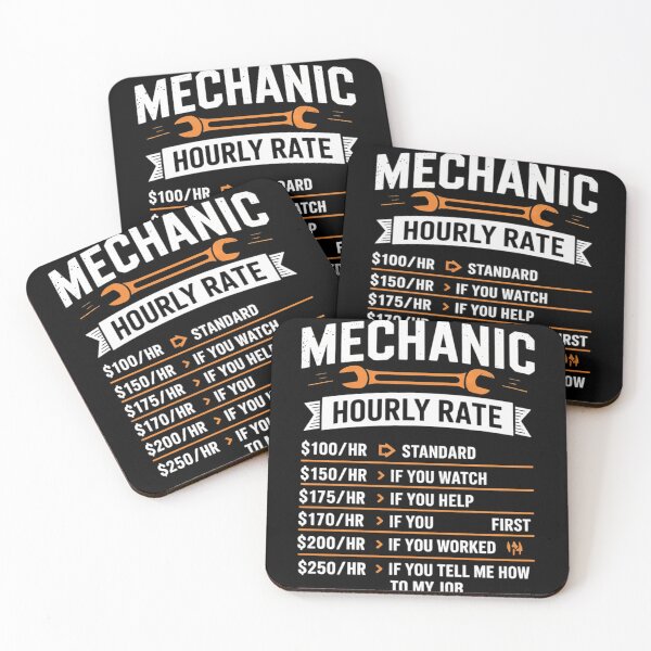 Item preview, Funny Mechanic - Hourly Rate - Future Mechanic  designed and sold by KotexTemu.
