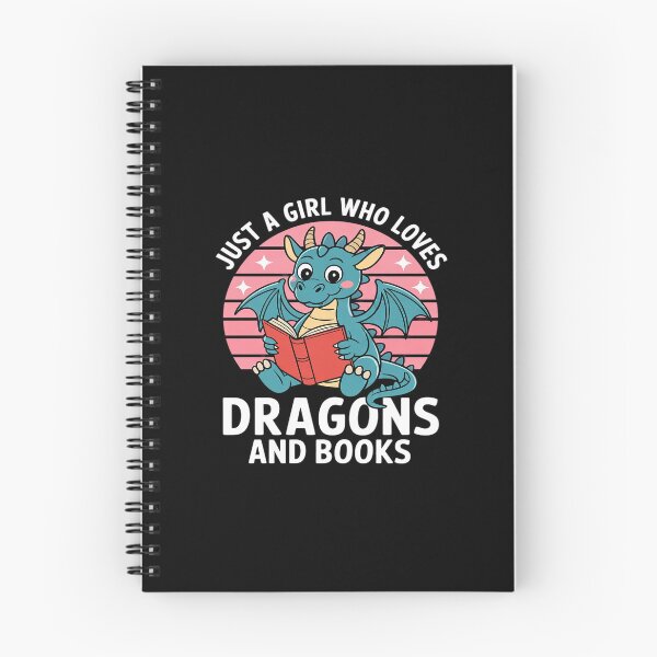 Item preview, Just A Girl Who Loves Dragons And Books. Reading And Dragon  designed and sold by SyntaxClaw.