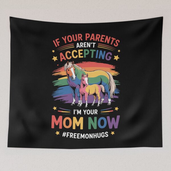Item preview, LGBT Horse If Your Parents Aren_t Accepting I_m Your Mom Now designed and sold by lilensgavadur.