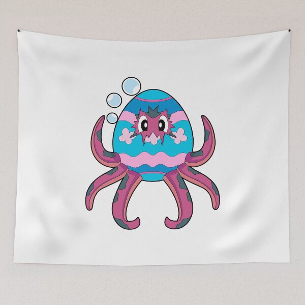 Item preview, Octopus Easter Easter egg designed and sold by Snabdesign84.