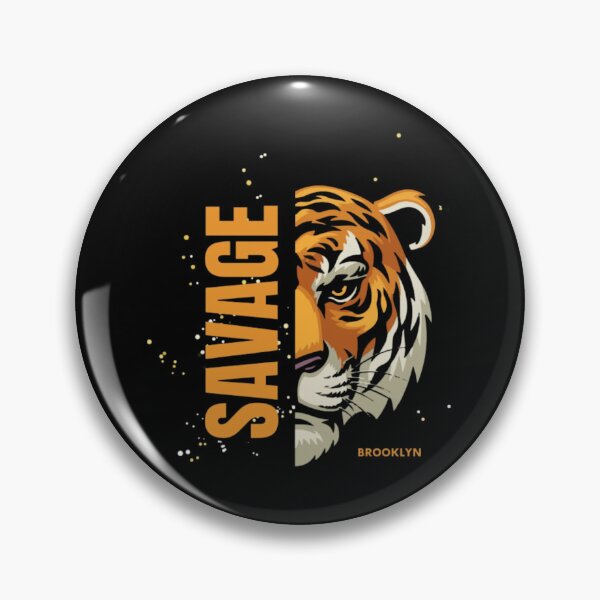 Item preview, Savage Tiger Face Design designed and sold by BlossomPixel.