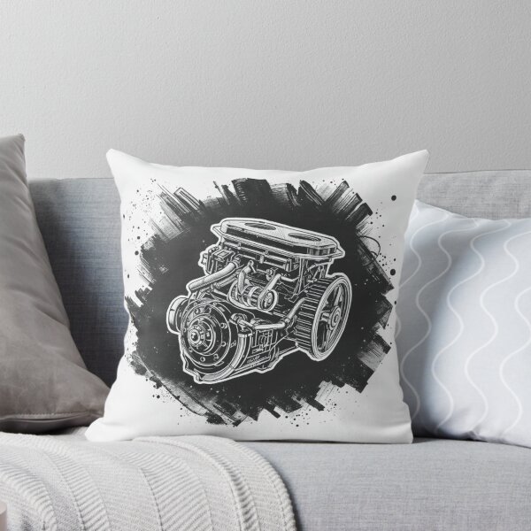 Item preview, Classic Mechanical Engine Artwork for T-Shirts designed and sold by Wonderful Designs.