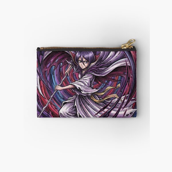 Item preview, Title: Dark Rukia Hollow Mask Dark Haired Ice Princess Bankai Absolute Zero Tsukishiro Fan Art Portrait Poster T-Shirt Sticker Print Gift designed and sold by Senpaiwaves.
