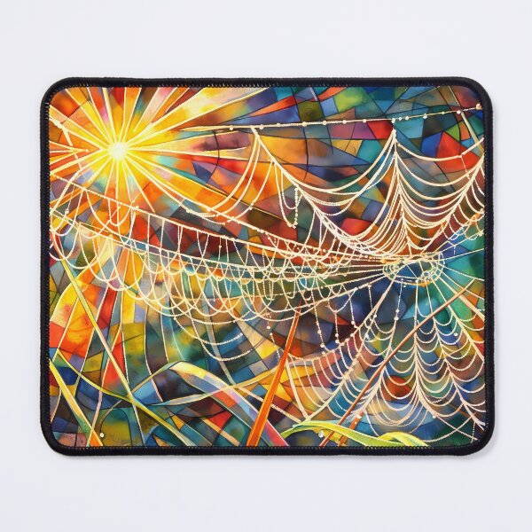 Item preview, Radiant Sunlit Spider Webs designed and sold by cuprum.