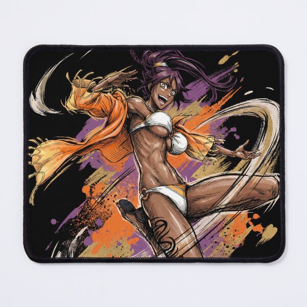 Item preview, Beach Purple Haired Lightning Flash Goddess Cat Form Shihouin Clan Stealth Master Onmitsukidō Commander Fan Art Illustration Poster T-Shirt Sticker Print designed and sold by Senpaiwaves.