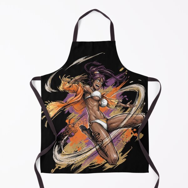 Item preview, Beach Purple Haired Lightning Flash Goddess Cat Form Shihouin Clan Stealth Master Onmitsukidō Commander Fan Art Illustration Poster T-Shirt Sticker Print designed and sold by Senpaiwaves.