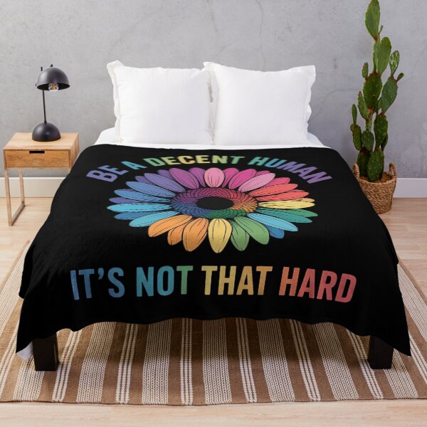 Item preview, LGBT Sunflower Be A Decent Human It_s Not That Hard designed and sold by lilensgavadur.