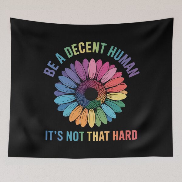 Item preview, LGBT Sunflower Be A Decent Human It_s Not That Hard designed and sold by lilensgavadur.