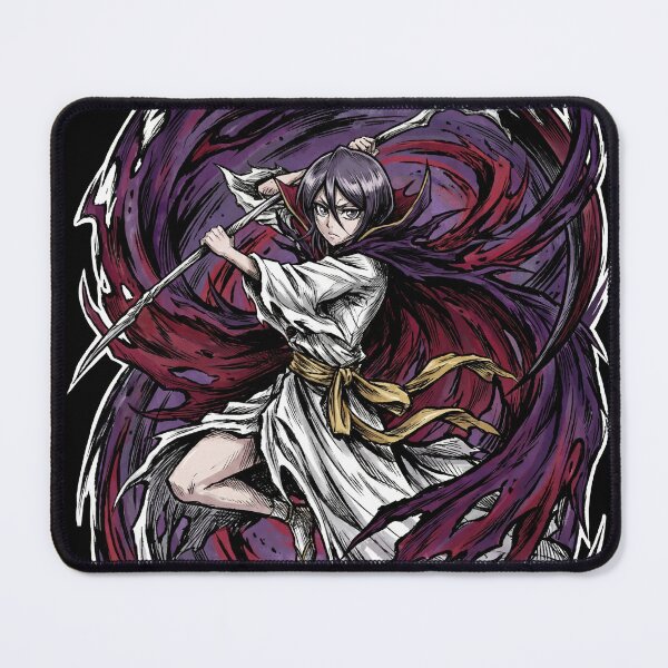 Item preview, Dark Rukia Hollow Mask Dark Haired Ice Princess Bankai Absolute Zero Tsukishiro Fan Art Portrait Poster T-Shirt Sticker Print Gift designed and sold by Senpaiwaves.