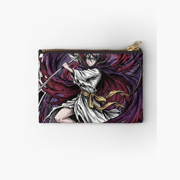 Item preview, Dark Rukia Hollow Mask Dark Haired Ice Princess Bankai Absolute Zero Tsukishiro Fan Art Portrait Poster T-Shirt Sticker Print Gift designed and sold by Senpaiwaves.
