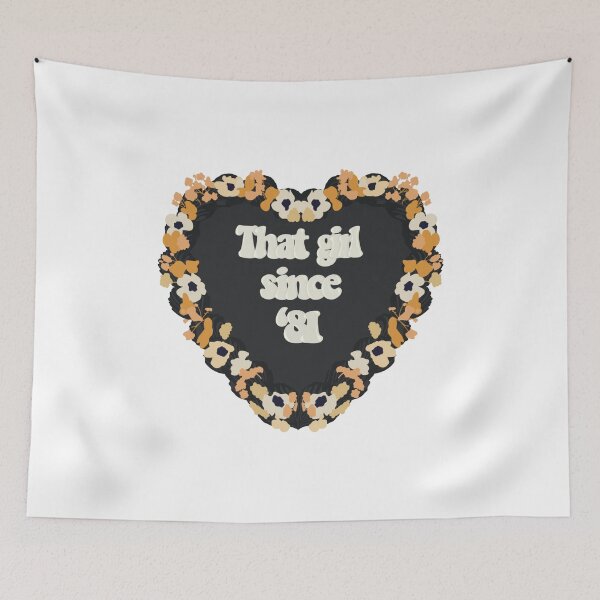 Item preview, That Girl Since '81 Love Heart Birthday Cake designed and sold by FreeOrca.
