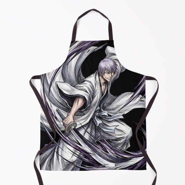 Item preview, Silver Haired Smiling Captain Snake Blade Bankai Kamishini no Yari Extend Contract Poison Dust Fan Art Portrait Illustration Poster T-Shirt Sticker Print Gift designed and sold by Senpaiwaves.