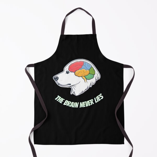 Item preview, The Brain Never Lies – Veterinary Neurology Dog Illustration designed and sold by Bettybee00.