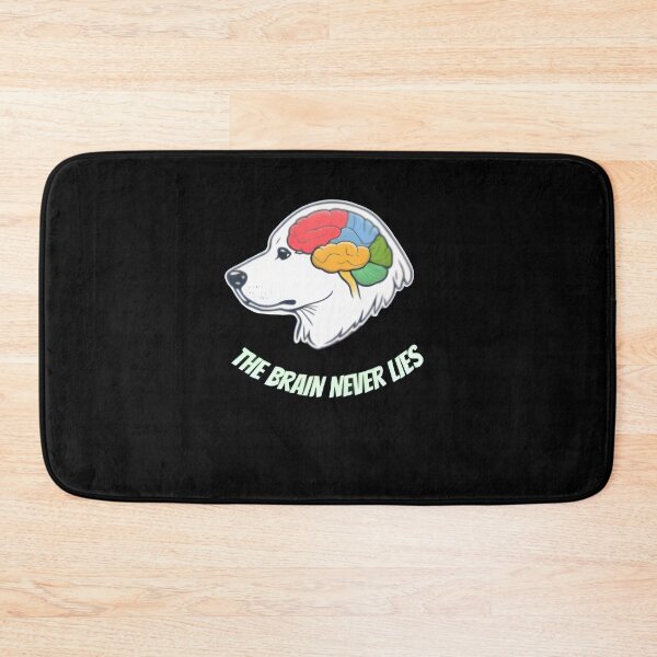 Item preview, The Brain Never Lies – Veterinary Neurology Dog Illustration designed and sold by Bettybee00.