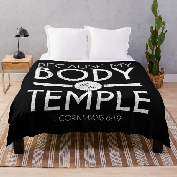 Item preview, My Body Is a Temple Gym Typography designed and sold by ltaljswqvp46.