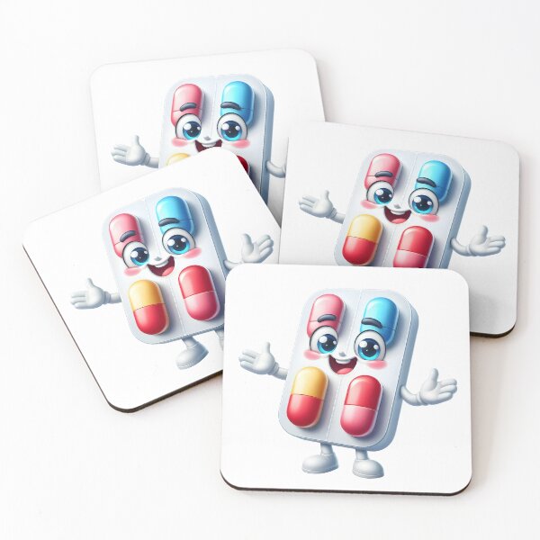 Item preview, Cute Medicine Pill Mascot Character Design designed and sold by LunaPixelStudio.