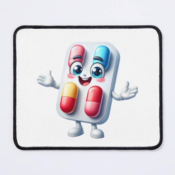 Item preview, Cute Medicine Pill Mascot Character Design designed and sold by LunaPixelStudio.