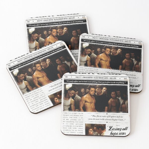 Item preview, Fight Club - Poster Newspaper style  designed and sold by PopKulturDesign.