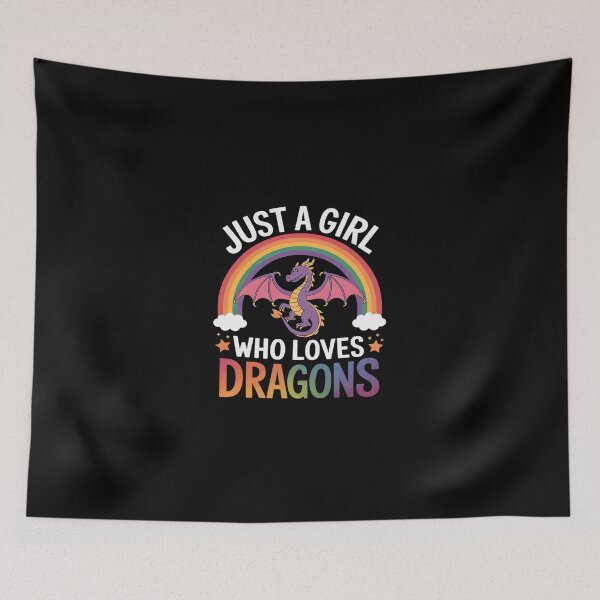 Item preview, Just A Girl Who Loves Dragons Cute Dragon-Themed Apparel  designed and sold by SyntaxClaw.