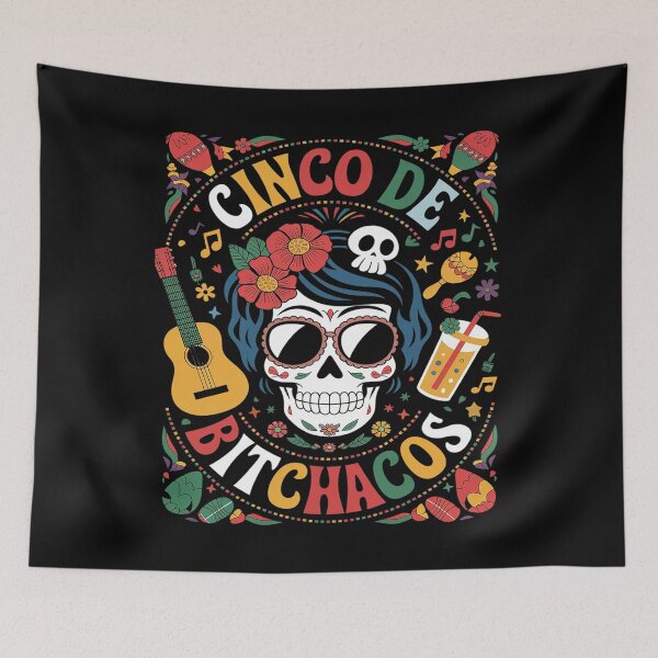 Item preview, Cinco De Mayo Mexican Party Cinco De Drinko Bitchachos24  designed and sold by FadeOfThrone.