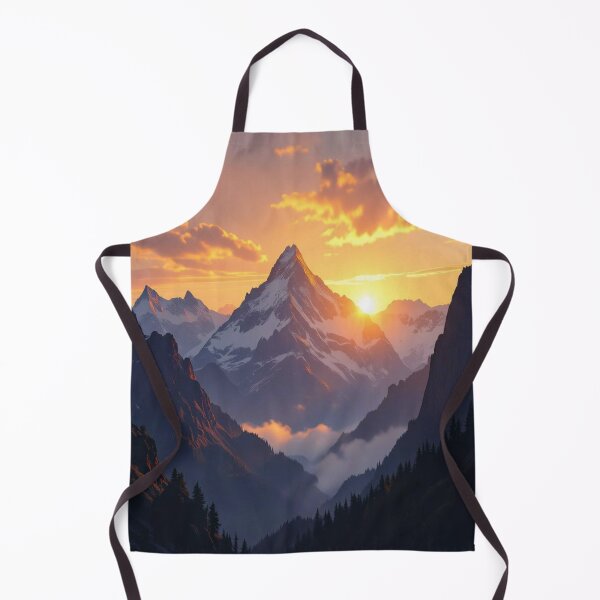 Item preview, Golden Glow over Alpine Majesty – Dramatic Sunset meets silent snowscape and mystical depth designed and sold by FotoworldEdel.