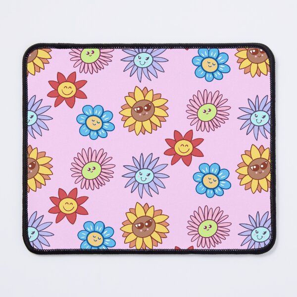 Item preview, Cute Happy Flower Pattern Design designed and sold by SolarWayfarer.