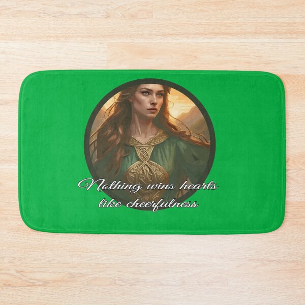 Item preview, Dwynwen Nothing Wins Hearts Like Cheerfulness Quote  designed and sold by taiche.
