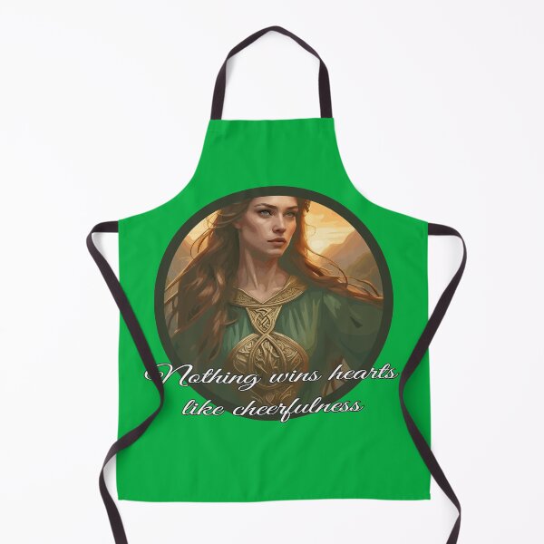 Item preview, Dwynwen Nothing Wins Hearts Like Cheerfulness Quote  designed and sold by taiche.