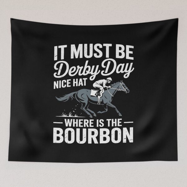 Item preview, Funny Derby Day and Mint Juleps, Kentucky Horse Racing  designed and sold by VerseFarm.