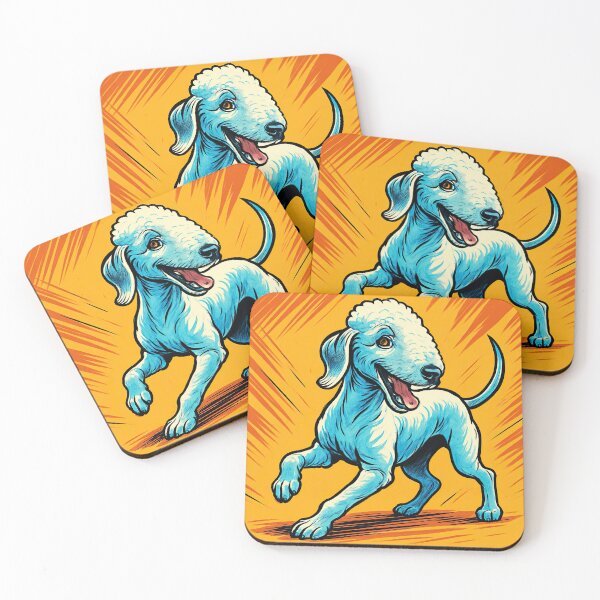 Artikelvorschau, Bedlington Terrier | Comic-Stil - Cartoon entworfen und verkauft von ComicsFactory.