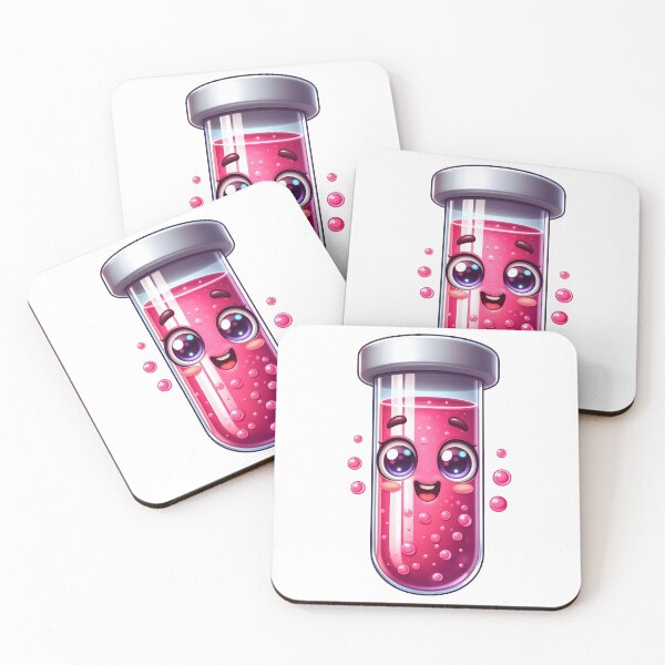 Item preview, Cute Science Test Tube Mascot Character designed and sold by LunaPixelStudio.