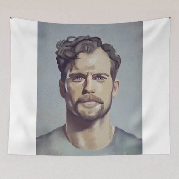 Item preview, Henry Cavill portrait painting  designed and sold by thehat24.